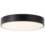 Brilliant Slimline Plafondlamp Metaal Kunststof Zwart Wit 22W 2400lm - 830 Warm Wit | 330mm