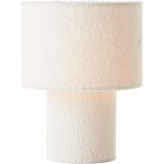 Brilliant Tafellamp Teddy Metaal Textiel Beige | 230mm - Geschikt voor 1x E27