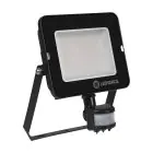 Ledvance LED Breedstraler Compact Zwart 50W 5000lm 100D - 840 Koel Wit | IP65 - Symmetrisch - Bewegings- en lichtsensor