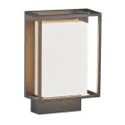 Nordlux Nestor Wandlamp Aluminium Zwart 8W 550lm - 827 Zeer Warm Wit